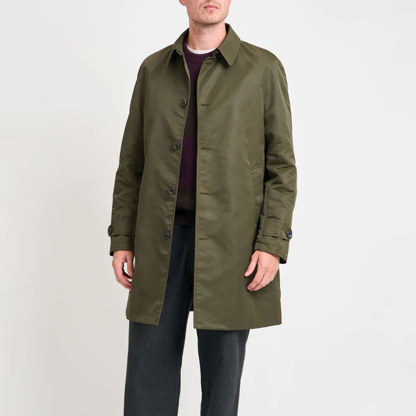 OLIVER SPENCER Arnold Raincoat in Green