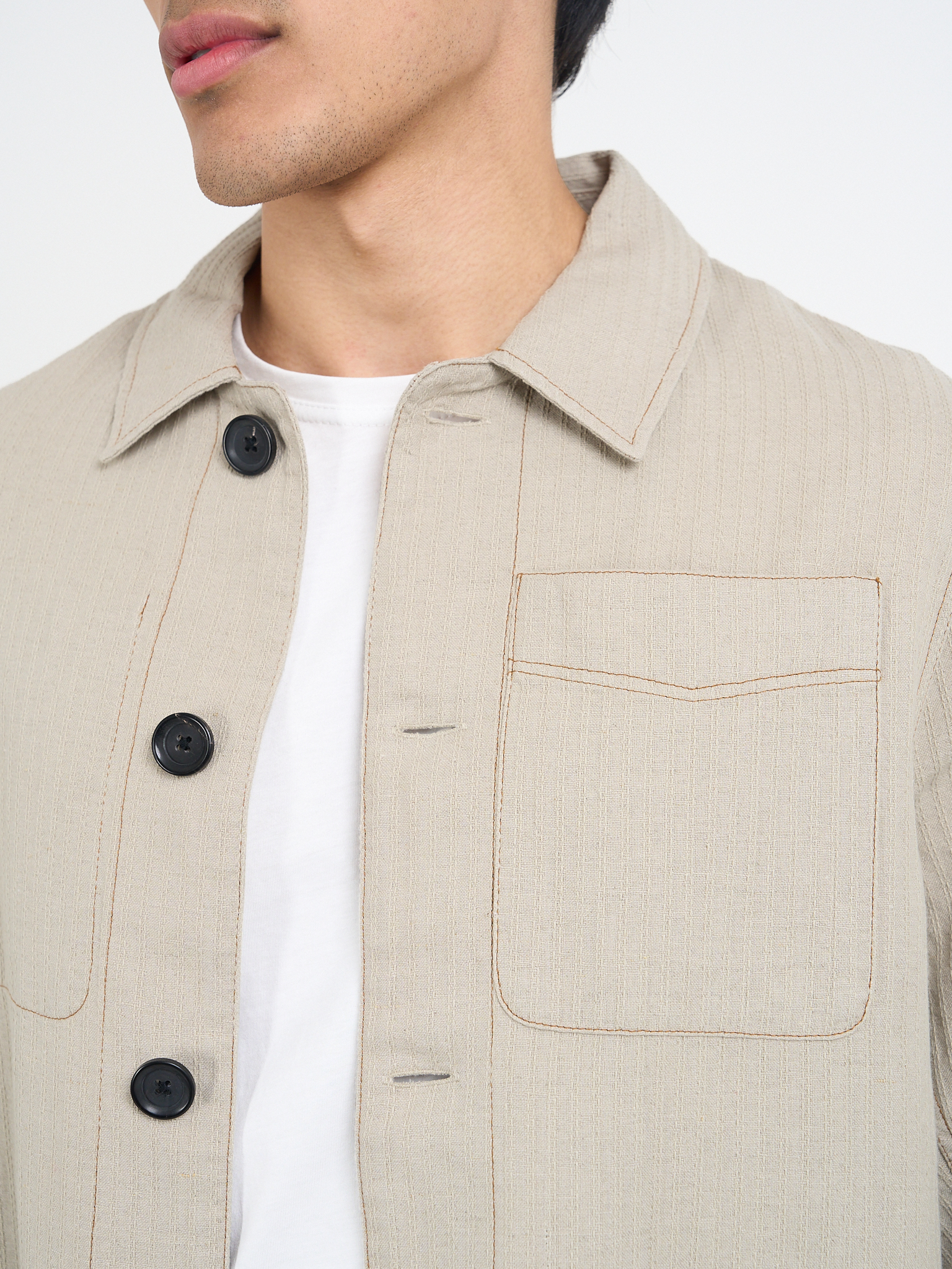 OLIVER SPENCER Kennard Jacket  in Wilkes Sand