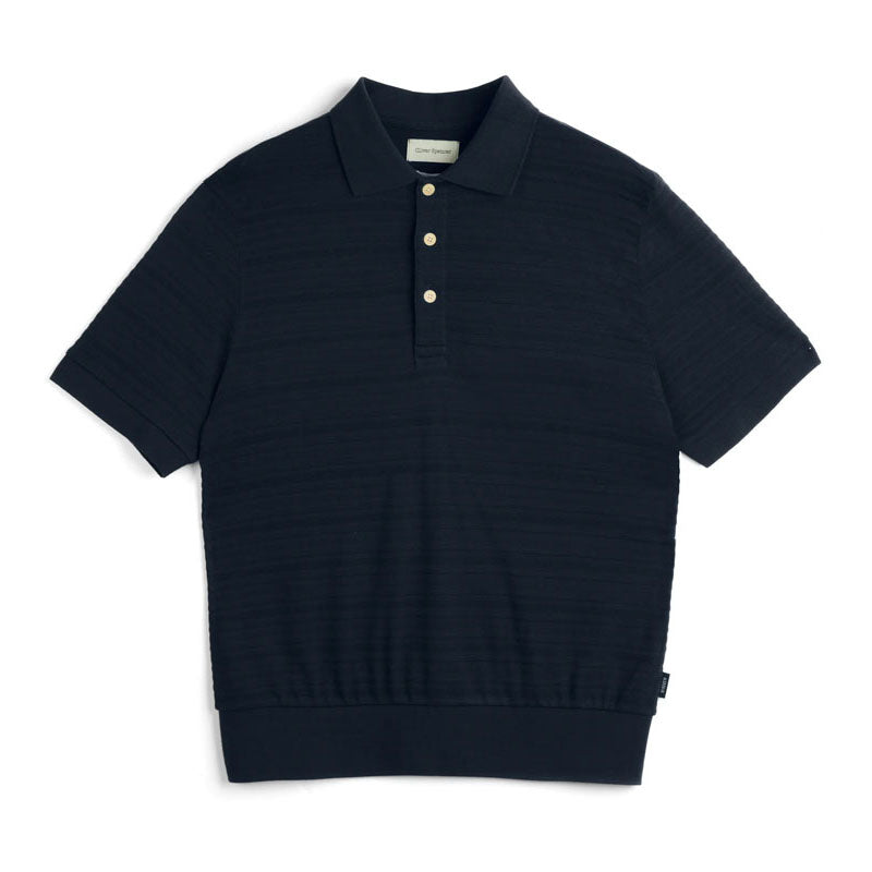 OLIVER SPENCER Glendale Polo Shirt Dorine in Navy