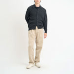 OLIVER SPENCER Britten Knitted Cardigan in Jarvis/Charcoal
