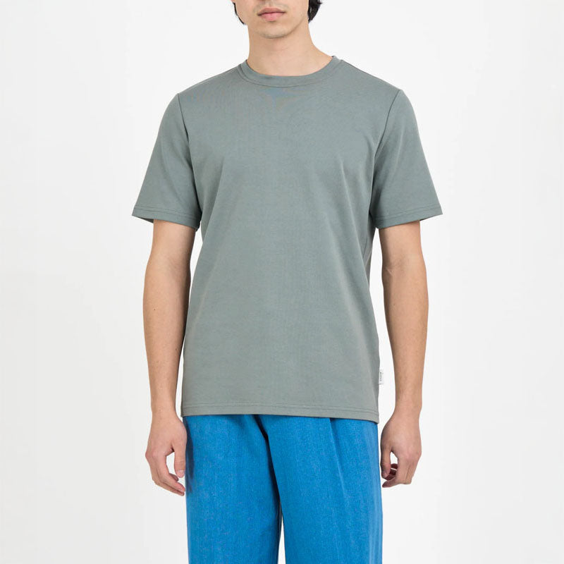 OLIVER SPENCER Heavy T-Shirt Tavistock in Sage Green