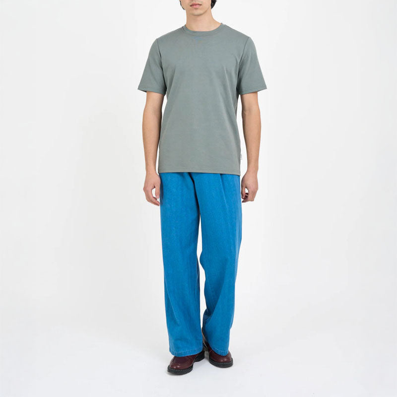 OLIVER SPENCER Heavy T-Shirt Tavistock in Sage Green