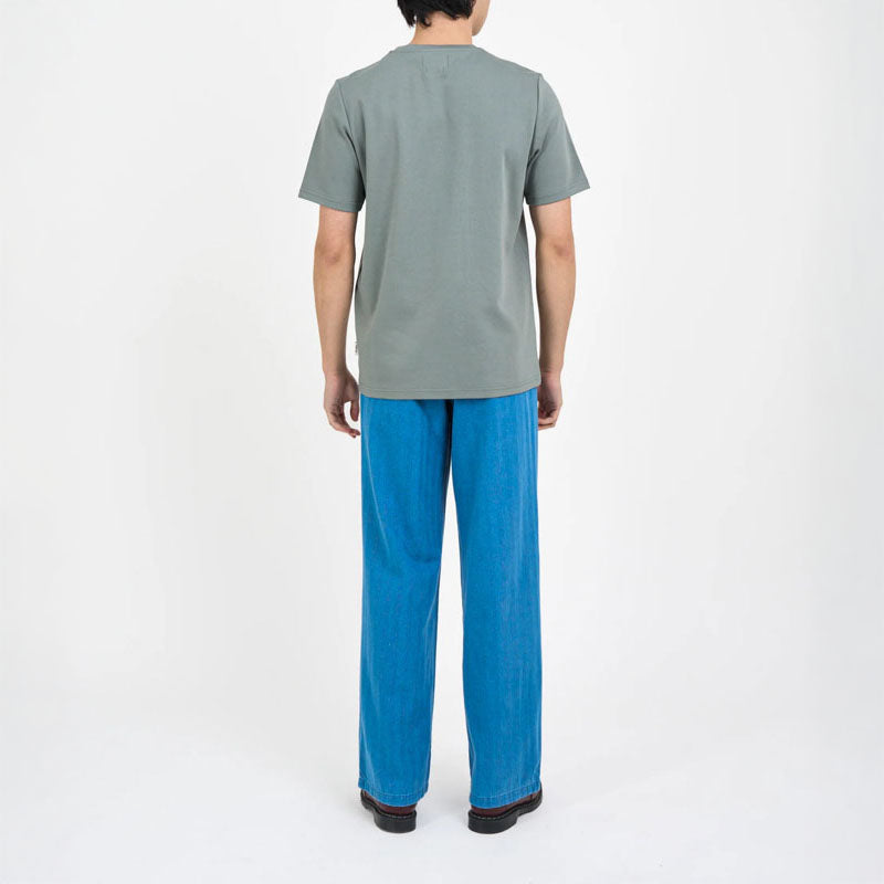 OLIVER SPENCER Heavy T-Shirt Tavistock in Sage Green