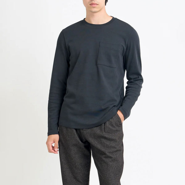 OLIVER SPENCER Heavy T-Shirt in Tavistock/Black