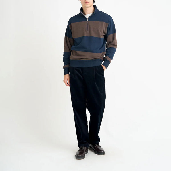 OLIVER SPENCER Reversible Sweatshirt in Latimer/Navy