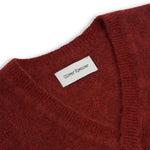 OLIVER SPENCER Graves V Neck Vest in Rosen/Rust