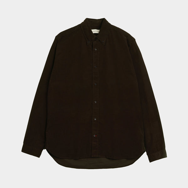 OLIVER SPENCER Brook Shirt in Mersey/Brown