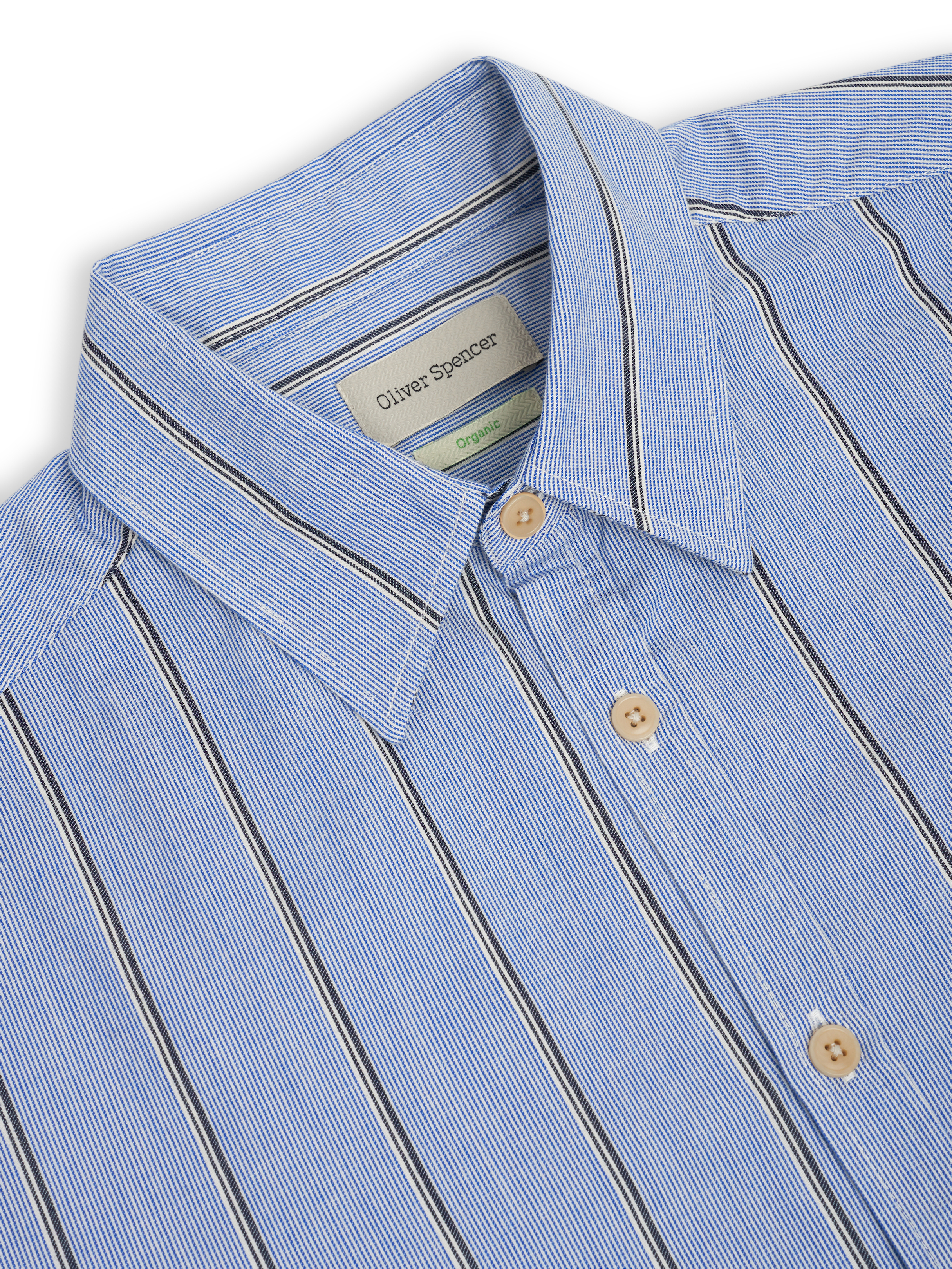 OLIVER SPENCER New York Special Shirt in Pinwell Blue