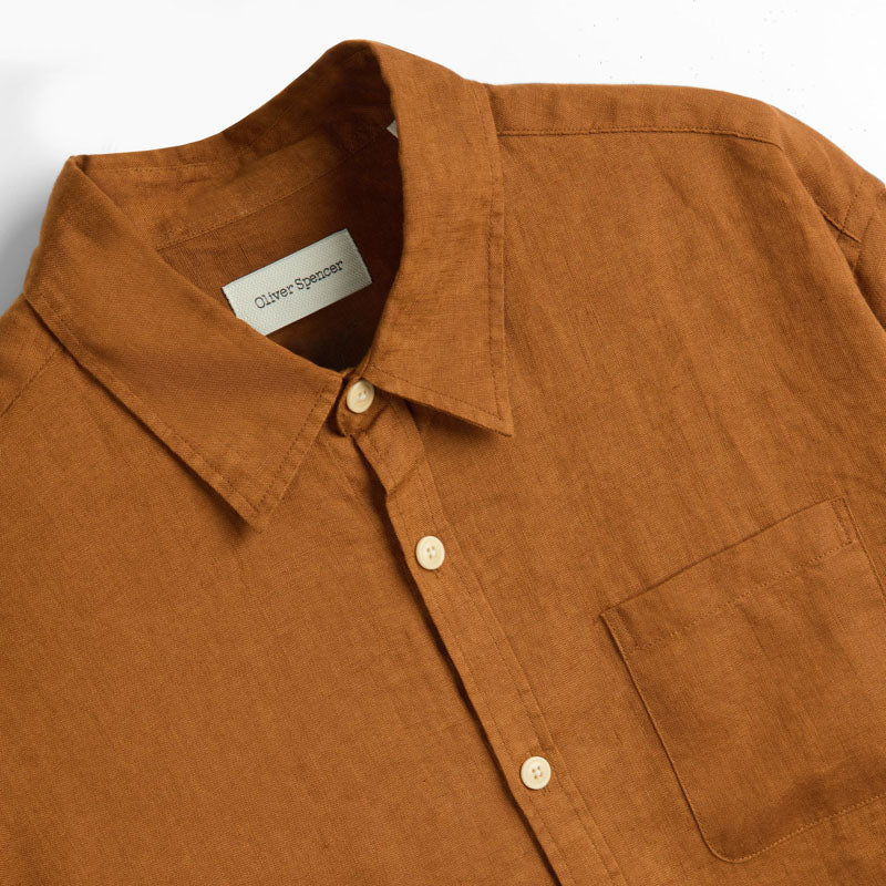 OLIVER SPENCER New York Special Shirt Bridford in Orange