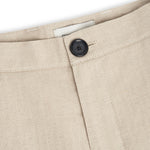 OLIVER SPENCER Morton Pleated Trousers in Wilkes Sand