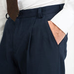 OLIVER SPENCER Orsman Trousers in Stockbridge/Navy