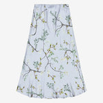 MUNTHE Odesli Silk Skirt in Dusty Green