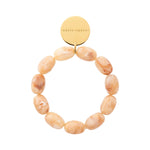 VANESSA BARONI Olive Flex Bracelet in Creme Brulee Marble