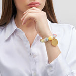 VANESSA BARONI Olive Flex Bracelet in Neon Rainbow