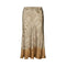 RABENS SALONER Elmi Ombre Ikat Crop Bias Skirt in Cognac Combo