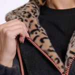 RINO & PELLE Ori Jacket with Zipper and Hood in Urban Teal