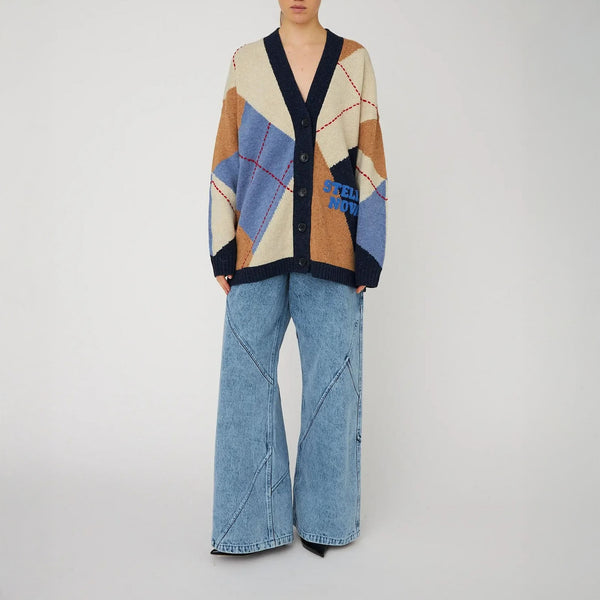 STELLA NOVA Back to School Maxi Cardigan in Blue Sea