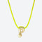 LA MOME BIJOU P Initial Joy Letter Necklace in Gold