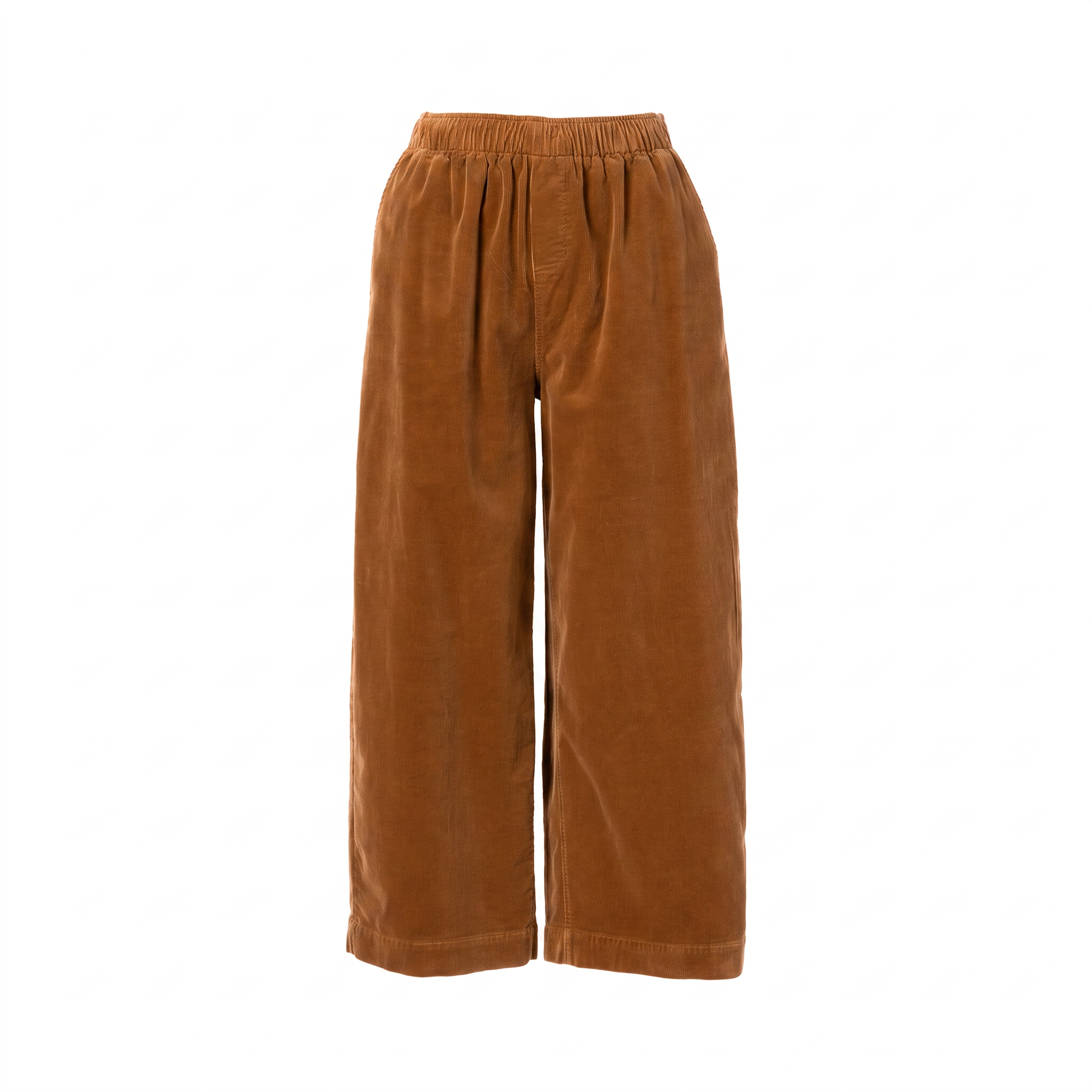 JCSOPHIE Parvati Wide Leg Cord Trousers in Cognac