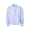 JCSOPHIE Patchouli Striped Ruffle Blouse in Light Blue Stripes