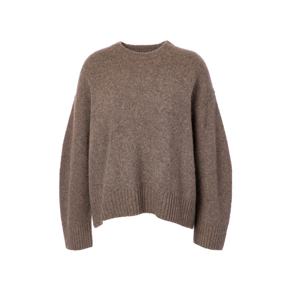 JCSOPHIE Perfect Yak and Alpaca Mix Jumper in Shiitake