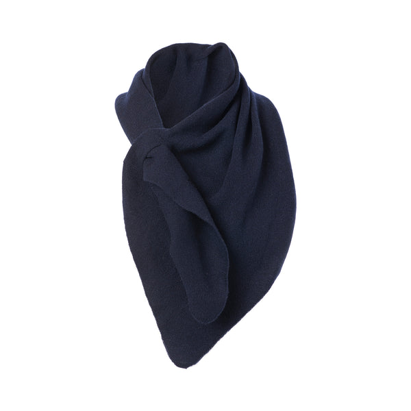 JCSOPHIE Posy Merino Wool Scarf in Navy Blue