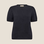MOS MOSH MMArin SS Cotton Knit in Black