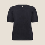 MOS MOSH MMArin SS Cotton Knit in Black