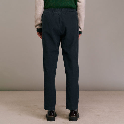 DIEGA Pacifio Baby Cord Pull on Trouser  in Marine