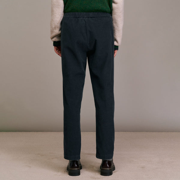 DIEGA Pacifio Baby Cord Pull on Trouser  in Marine