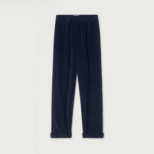 AMERICAN VINTAGE Padow Cord Trousers in Navy
