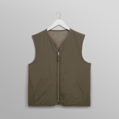 WAX LONDON Paragon Reversible Gilet in Natural