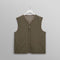 WAX LONDON Paragon Reversible Gilet in Natural