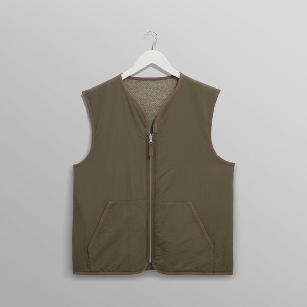 WAX LONDON Paragon Reversible Gilet in Natural