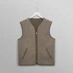 WAX LONDON Paragon Reversible Gilet in Natural