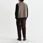 WAX LONDON Paragon Reversible Gilet in Natural