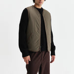 WAX LONDON Paragon Reversible Gilet in Natural