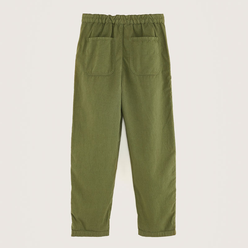 BELLEROSE Pasop Relaxed Trousers in Army
