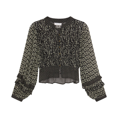 MAISON HOTEL Catalina Blouse in Black Sheep