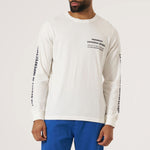 UNIVERSAL WORKS Paraboot x Universal Works Single Jersey Long Sleeve Tee in Ecru