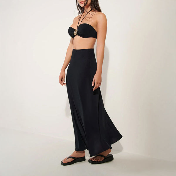 PAIN DE SUCRE Jaya Beach to Bar Skirt in Black