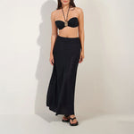 PAIN DE SUCRE Jaya Beach to Bar Skirt in Black