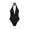 PAIN DE SUCRE Leven Halterneck Swimsuit in Black