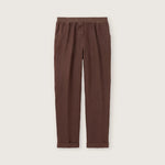 ROSSO35 Garment Dyed Trousers in Brown