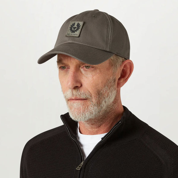 BELSTAFF Pheonix Logo Cap in Surplus Green