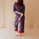 TBCO. Cotton Pyjamas in Navy Tartan