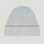 BELSTAFF Plated Watch Hat in Quarry Blue / Silver Birch