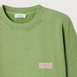 AMERICAN VINTAGE Plizzy Sweatshirt in Citronelle/Vintage
