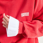 AMERICAN VINTAGE Plizzy Sweatshirt in Vintage Volcano