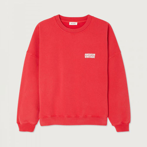 AMERICAN VINTAGE Plizzy Sweatshirt in Vintage Volcano